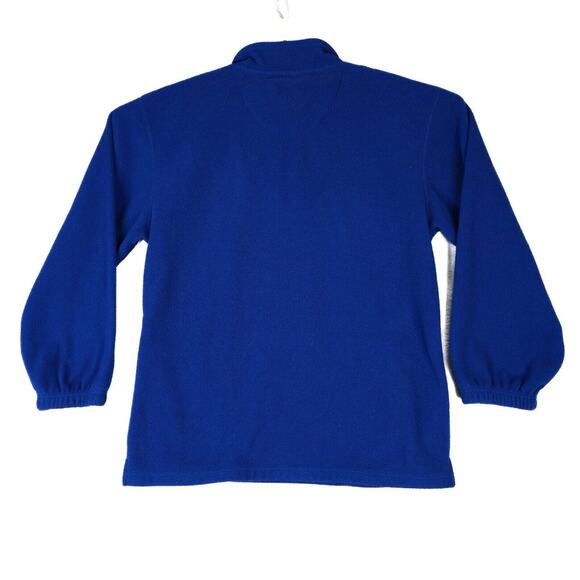 Wolverine Boots and Gear Sweater Mens XL Blue Fleece Quarter Zip Sweatshirt - Picture 2 of 8